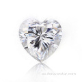 Def Ex-VG GRA 1 CARAT Corazón suelto Diamante Moissanite